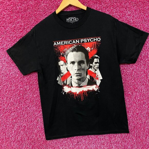 American Psycho Trio Horror Movie T-Shirt Size Large - Picture 3 of 4